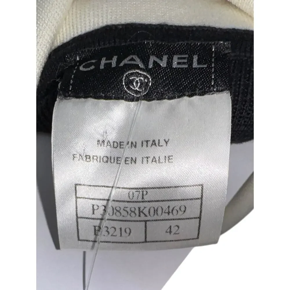 Chanel Sweater With Removable Bow - Size 42